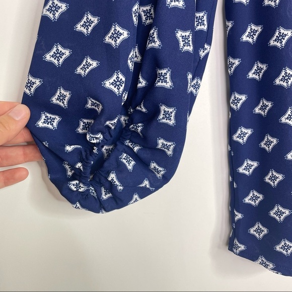 Stitch Fix l West Kei Calla Volume Sleeve Blouse, Small - Picture 8 of 10